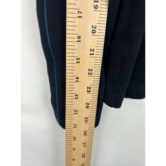 Boss Hugo Boss Men's Size XL 1/4 Zip Navy Blue Pullover Sweater Regular Fit - Picture 5 of 16